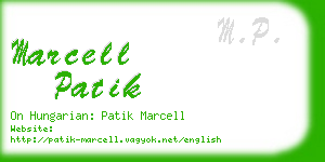 marcell patik business card